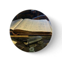 Ledger and Eyeglasses Pin