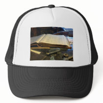 Ledger and Eyeglasses Trucker Hat