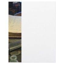 Ledger and Eyeglasses Letterhead