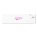 Ledger Last Name Classic Style Bumper Sticker