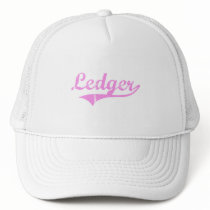 Ledger Last Name Classic Style Trucker Hat