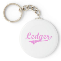 Ledger Last Name Classic Style Key Chain