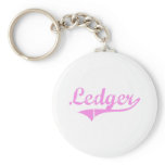 Ledger Last Name Classic Style Key Chain
