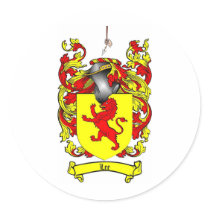 LEE FAMILY CREST - LEE COAT OF ARMS stickers by heraldics LEE FAMILY CREST - LEE COAT OF ARMS stickers