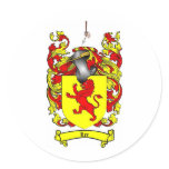 LEE FAMILY CREST -  LEE COAT OF ARMS stickers