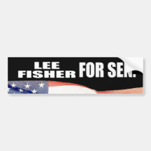 LEE FISHER FOR SENATE BUMPER STICKER