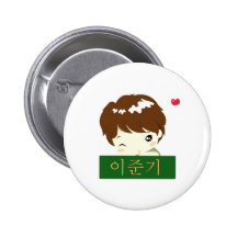 Lee Jun Ki - Chibi Hero Pinback Button