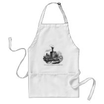 Lee & Larned Fire Engine aprons by VintagePrints Lee & Larned Fire Engine aprons