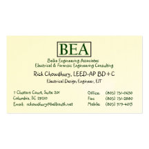 LEED Accredited Professional Business Cards