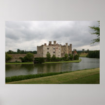 Leeds Castle in England Poster