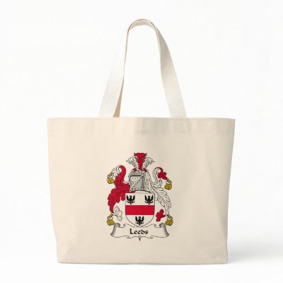 Leeds Family Crest Tote Bag by coatsofarms