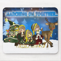 Leeds United Elf Fans Mousepad With Leeds Colours