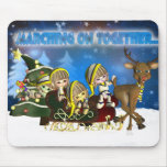 Leeds United Elf Fans Mousepad With Leeds Colours