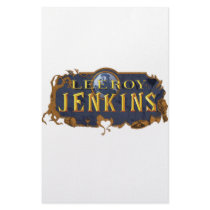 Leeroy Jenkins Personalized Stationery