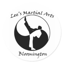 Lee's Martial Arts Logo Sticker