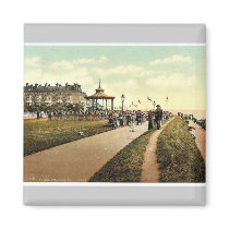 Lee's Promenade and Bandstand, Folkestone, England Refrigerator Magnet