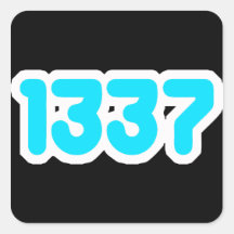leet 1337 elite Sticker