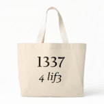 Leet 4 Life Canvas Bags