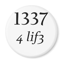 Leet 4 Life Refrigerator Magnet