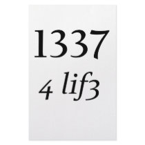 Leet 4 Life Stationery Design
