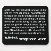 leet-speak Mousepad