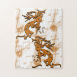 Left and Right Facing Kokopelli Musician puzzles