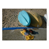 Left at the Beach Greeting Card