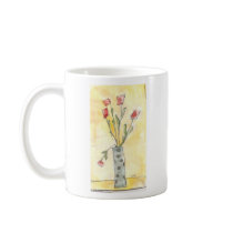 Left brain roses mugs