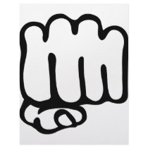 left fist icon letterhead