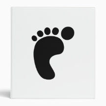 Left Foot Vinyl Binders
