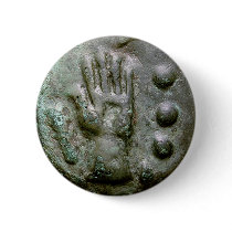 Left Hand Aes Grave Quadrans Buttons