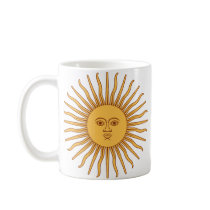"Left-Handed" Argentina Sol de Mayo Mugs