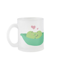 Left Handed Pea Pod Sweethearts Mug by Liley_Photo_N_Design Left Handed Pea Pod Sweethearts Mug