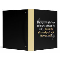 Left-handed people Binder