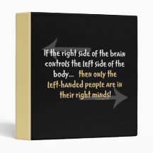 Left-handed people Binder