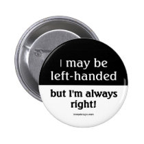 Left-handed people buttons
