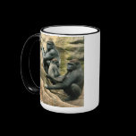 Left Handers' Gorilla Family Mug mugs
