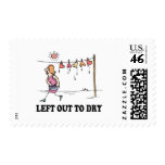 left out to dry postage stamps