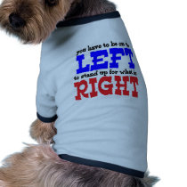 Left Right pet clothing by Timetothink Left Right pet clothing