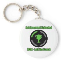 Left the Couch - Achievement Unlocked Key Chain