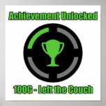 Left the Couch - Achievement Unlocked Poster