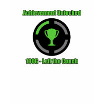 Left the Couch - Achievement Unlocked t-shirts