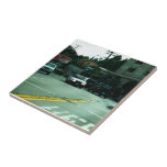 Left Turn Car Ceramic Tiles