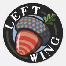 Left Wing Nut Sticker