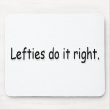 Lefties Mouse Mat