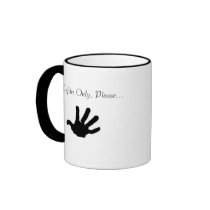 Lefties Only, Please... mugs