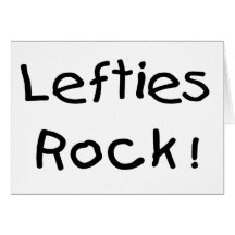 Lefties Rock Card