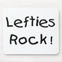 Lefties Rock Mouse Pad