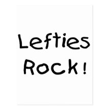 Lefties Rock Post Card