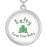 Lefty Leap Year Baby Necklaces